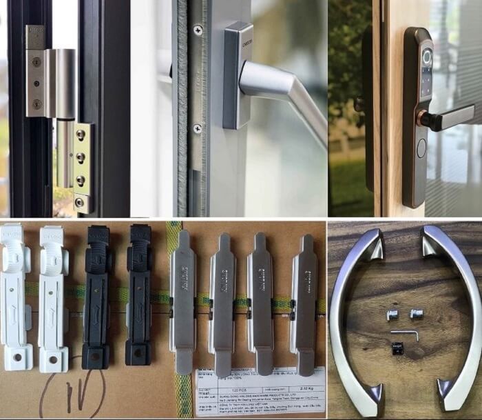 Phụ kiện cửa nhôm có đắt không