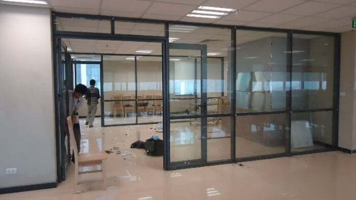 Phát Lộc thiết kế, thi công cửa nhôm kính thường