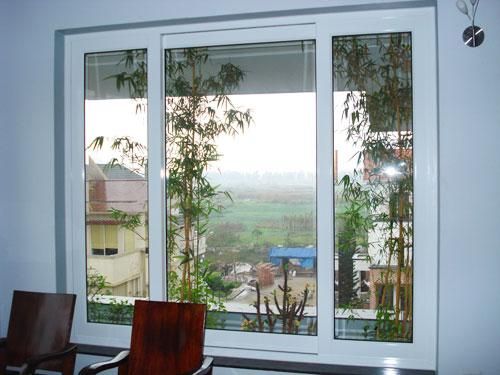 Cửa sổ nhôm kính màu trắng